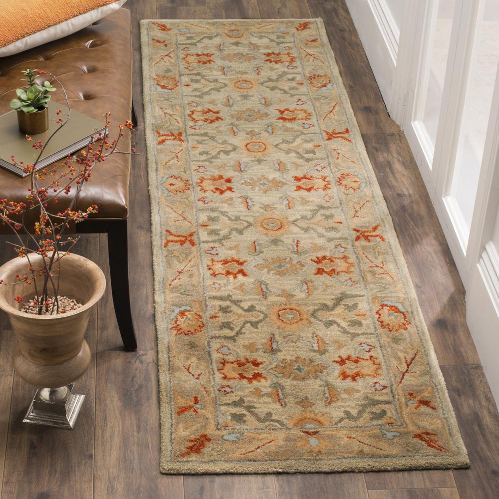ANTIQUITY, BEIGE / MULTI, 2'-3" X 8', Area Rug, AT63A-28. Picture 2