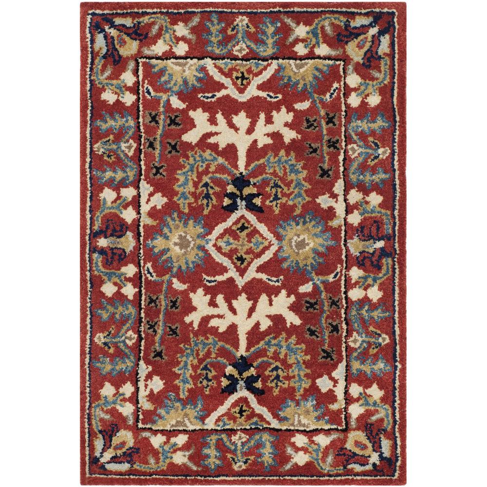 ANTIQUITY, RED / MULTI, 2' X 3', Area Rug. The main picture.