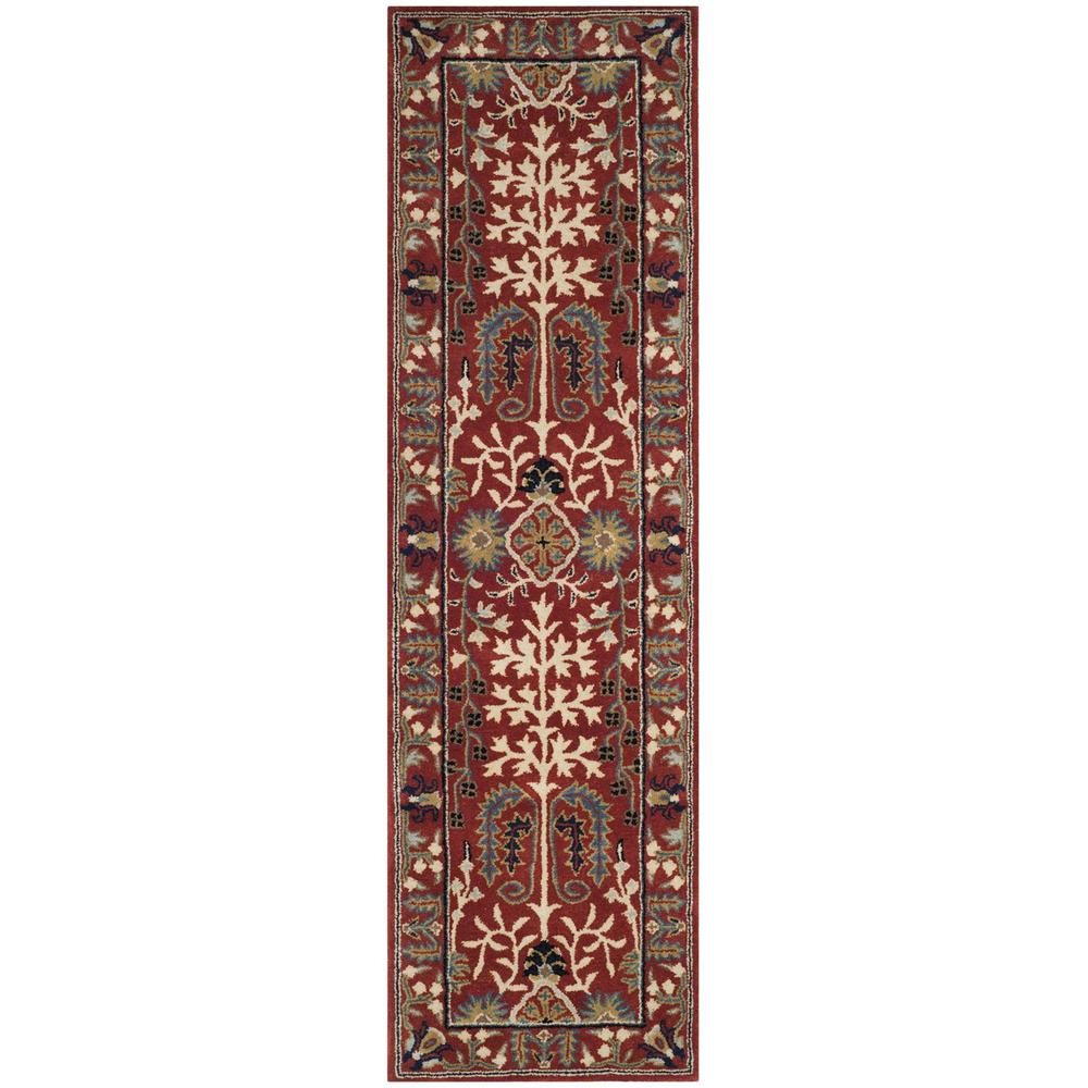 ANTIQUITY, RED / MULTI, 2'-3" X 8', Area Rug. Picture 1