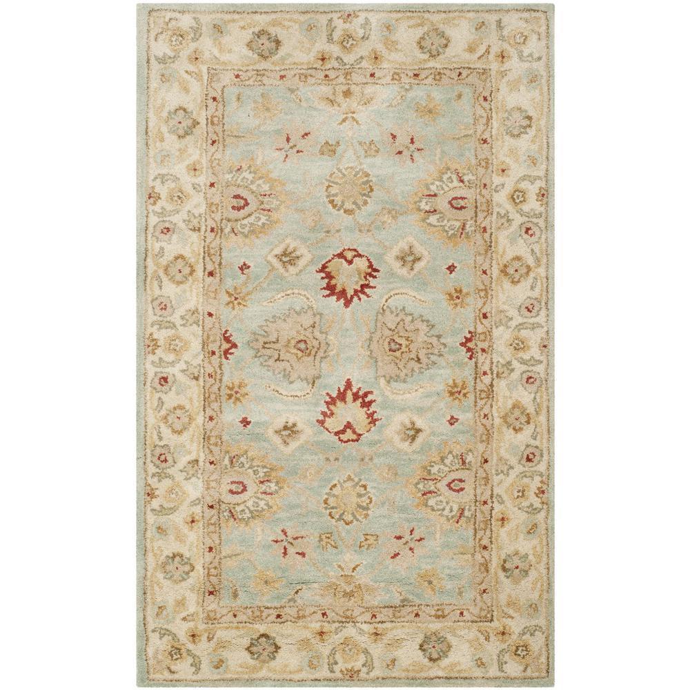 ANTIQUITY, GREY BLUE / BEIGE, 3' X 5', Area Rug. Picture 1