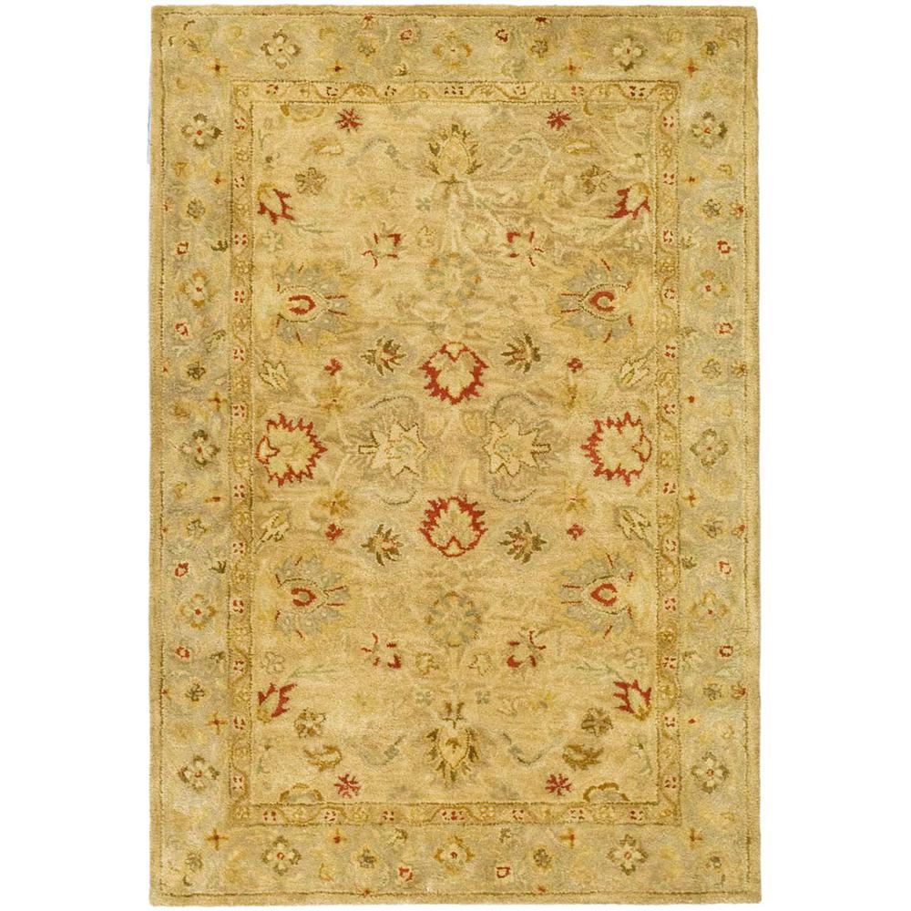 ANTIQUITY, BROWN / BEIGE, 4' X 6', Area Rug, AT822B-4. Picture 1