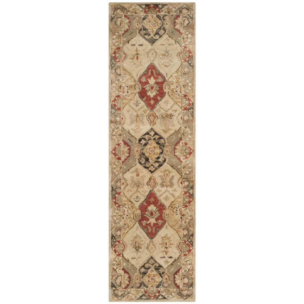 ANTIQUITY, BEIGE / MULTI, 2'-3" X 12', Area Rug, AT830A-212. Picture 1