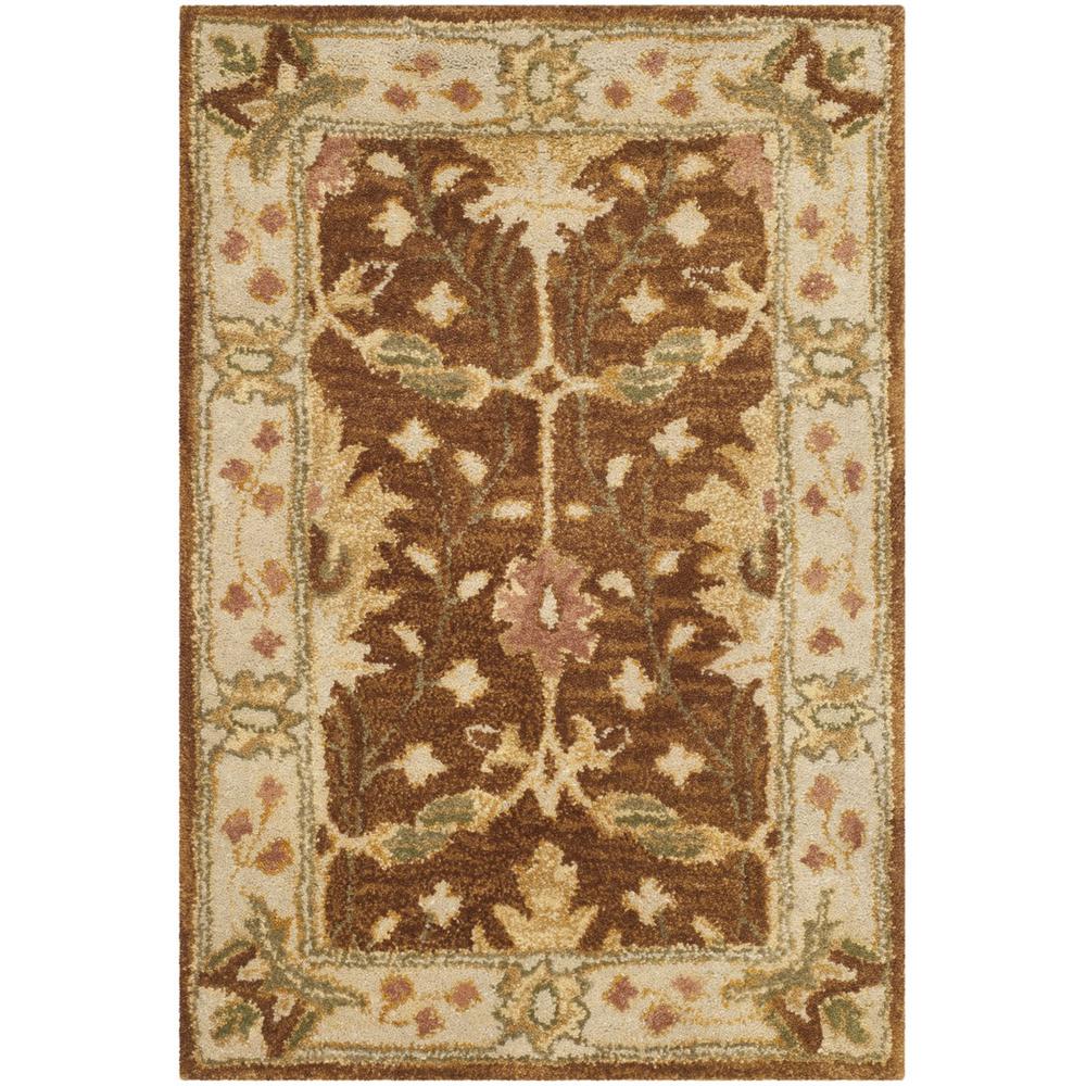 ANTIQUITY, BROWN / BEIGE, 2' X 3', Area Rug, AT840B-2. Picture 1