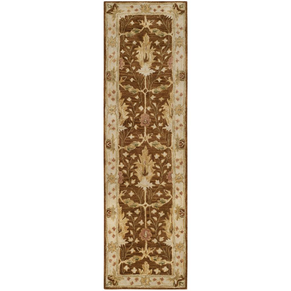ANTIQUITY, BROWN / BEIGE, 2'-3" X 12', Area Rug, AT840B-212. Picture 1