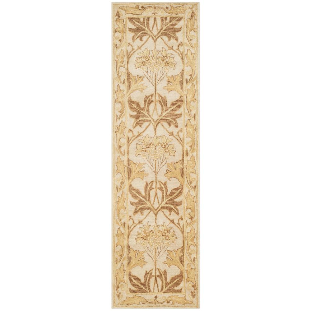 ANTIQUITY, BEIGE / GOLD, 2'-3" X 8', Area Rug. The main picture.