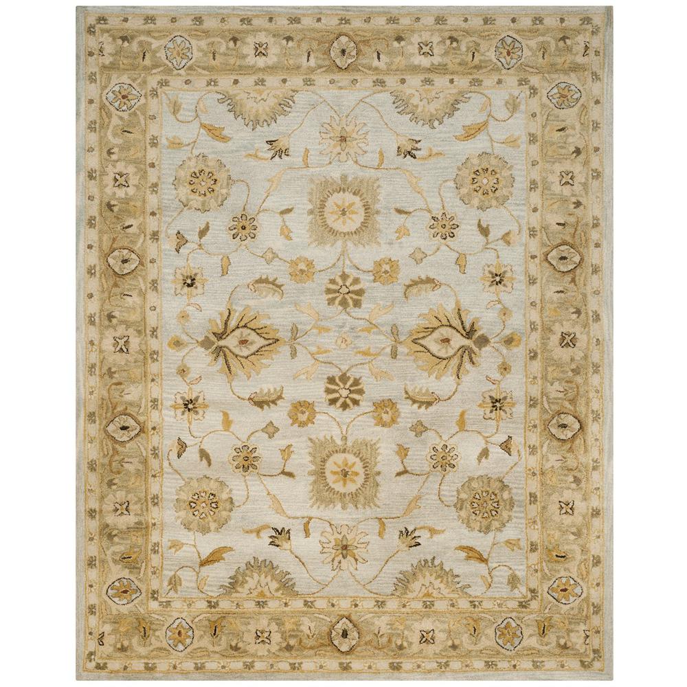 ANTIQUITY, LIGHT BLUE / SAGE, 7'-6" X 9'-6", Area Rug. Picture 1