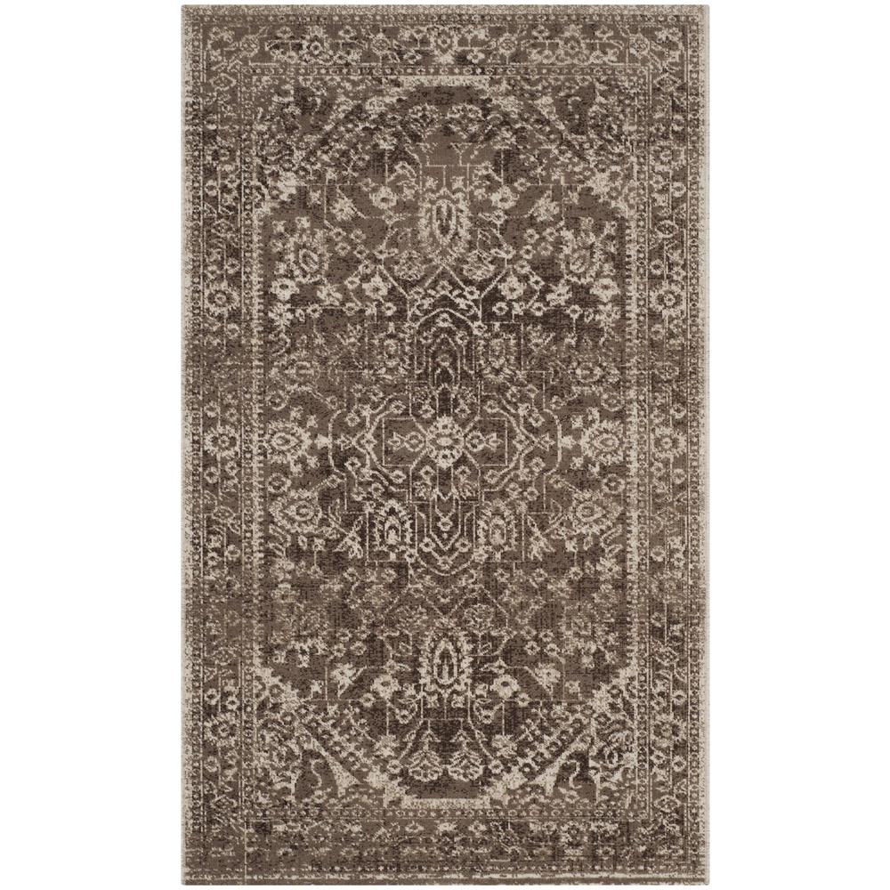 ARTISAN, BROWN / IVORY, 3' X 5', Area Rug, ATN318P-3. Picture 1