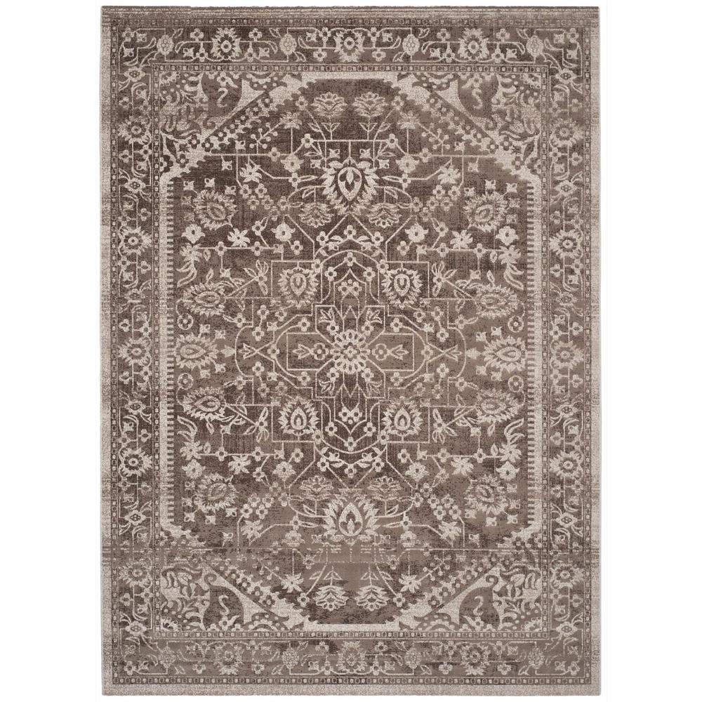 ARTISAN, BROWN / IVORY, 4' X 6', Area Rug, ATN318P-4. Picture 1