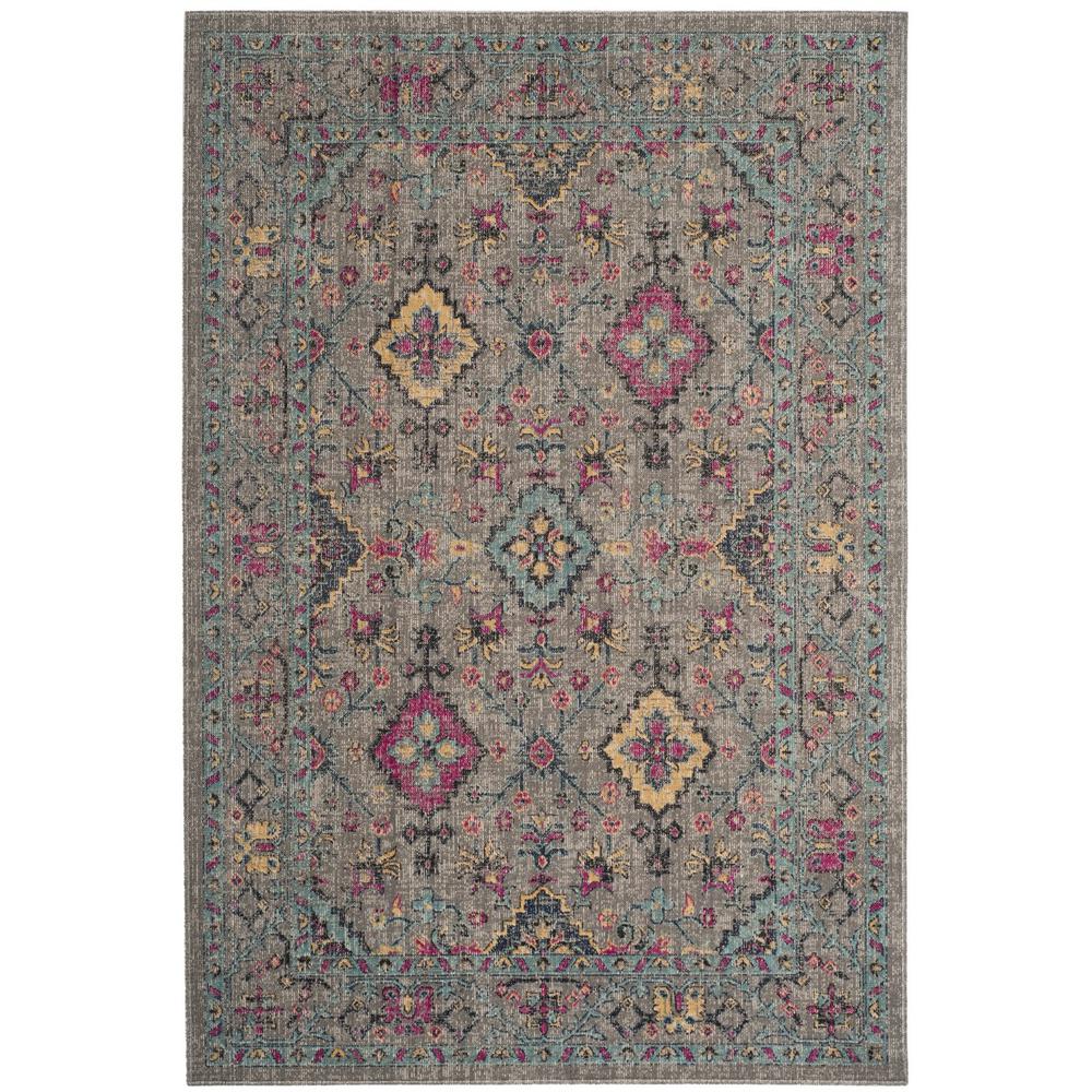 ARTISAN, LIGHT GREY / LIGHT BLUE, 5'-1" X 7'-6", Area Rug, ATN513G-5. Picture 1