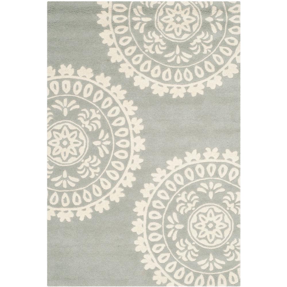 BELLA, GREY / IVORY, 2' X 3', Area Rug, BEL121A-2. Picture 1