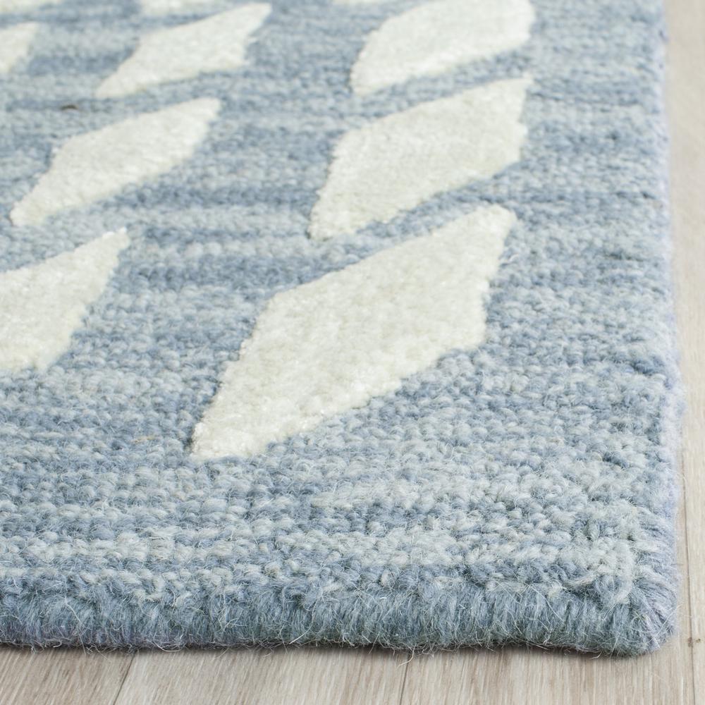 BELLA, BLUE / IVORY, 9' X 12', Area Rug. Picture 1
