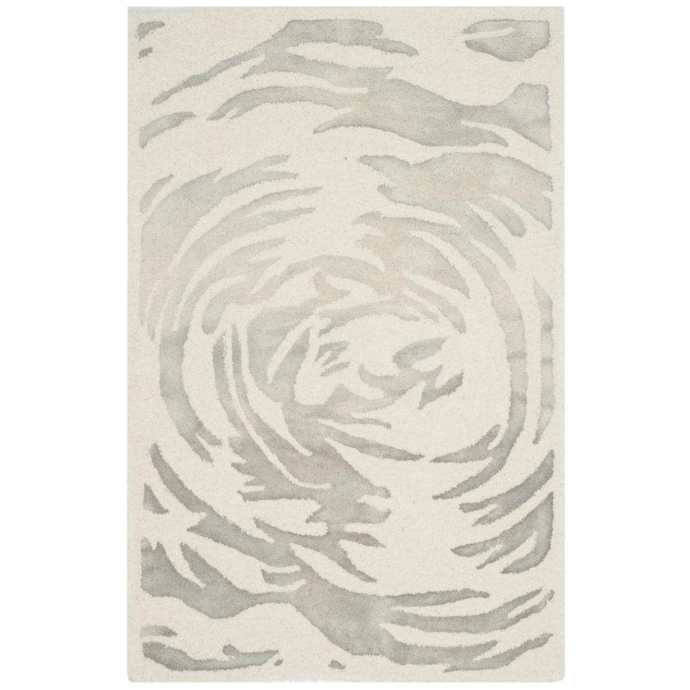 BELLA, IVORY / GREY, 2'-6" X 4', Area Rug, BEL128A-24. Picture 1