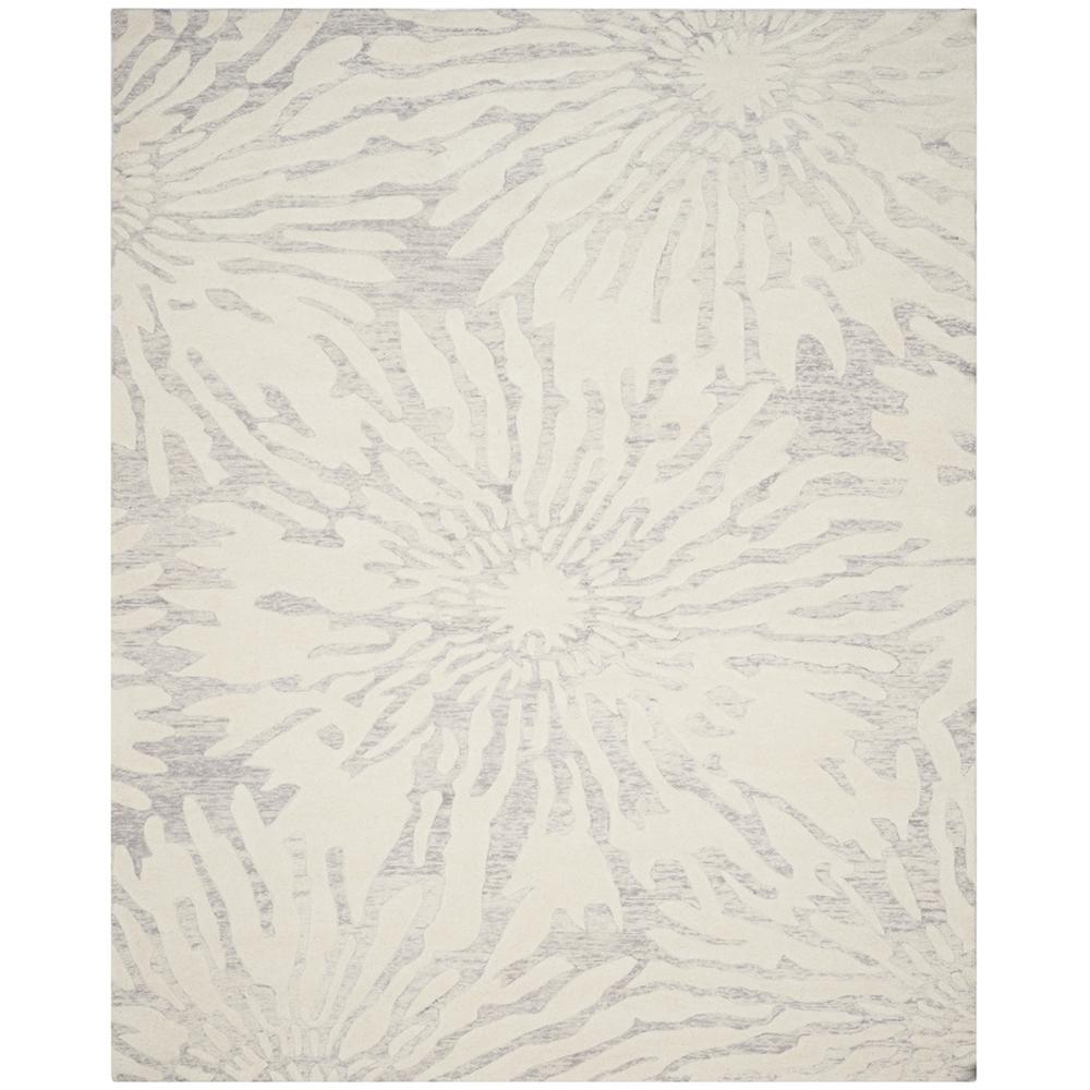BELLA, SILVER / IVORY, 8' X 10', Area Rug, BEL129A-8. Picture 1