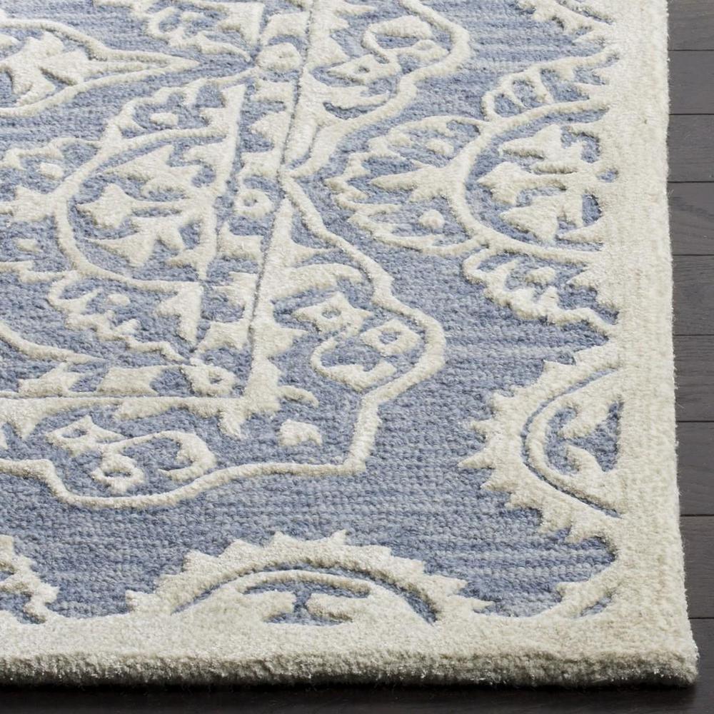 BELLA, BLUE / IVORY, 6' X 9', Area Rug, BEL134A-6. Picture 1