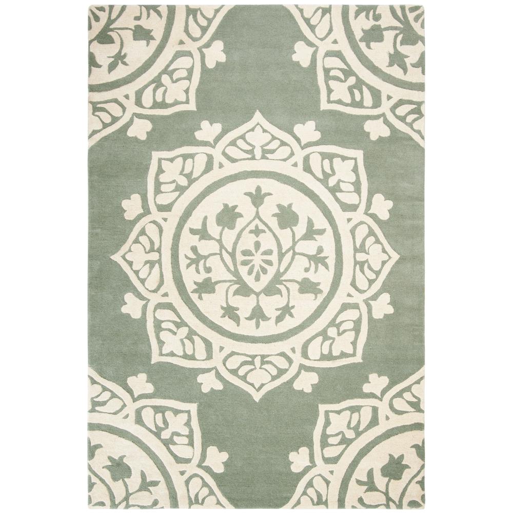 BELLA, GREY / IVORY, 6' X 9', Area Rug, BEL136A-6. Picture 6