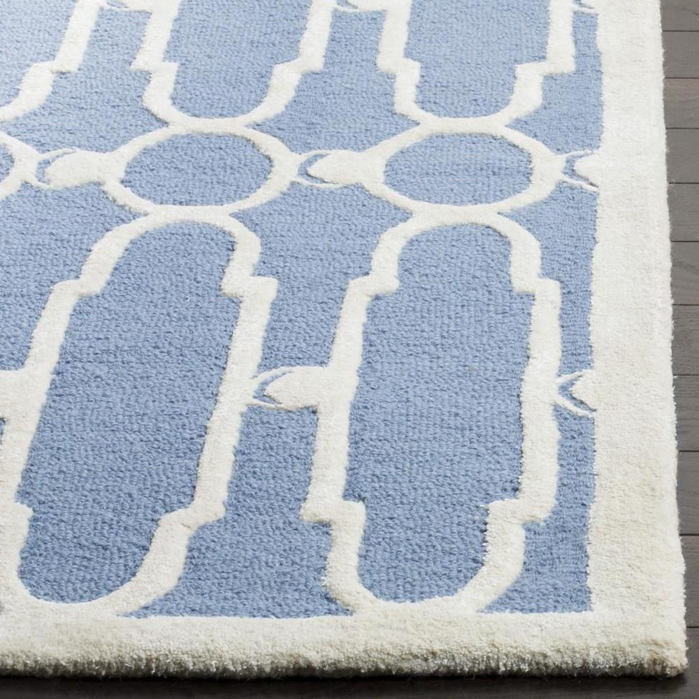 BELLA, BLUE / IVORY, 6' X 9', Area Rug, BEL137A-6. Picture 1