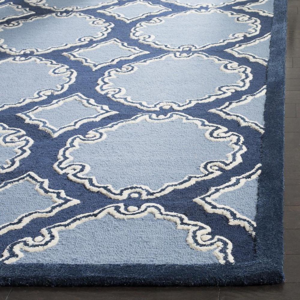 BELLA, NAVY / BLUE, 6' X 9', Area Rug. Picture 1