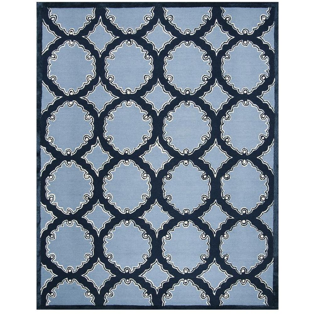 BELLA, NAVY / BLUE, 8' X 10', Area Rug. Picture 1