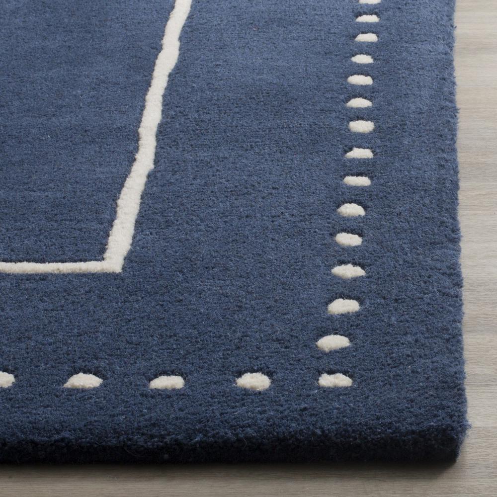 BELLA, NAVY BLUE / IVORY, 5' X 8', Area Rug. Picture 1