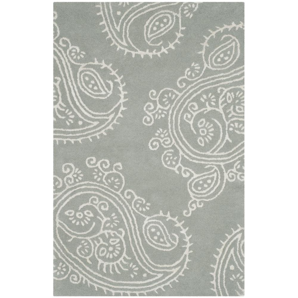 BELLA, GREY / IVORY, 2'-6" X 4', Area Rug, BEL153A-24. Picture 1