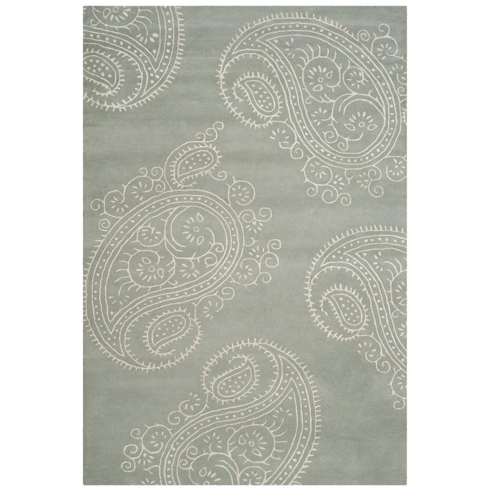 BELLA, GREY / IVORY, 6' X 9', Area Rug, BEL153A-6. Picture 1