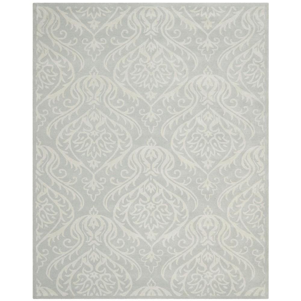 BELLA, SILVER / IVORY, 8' X 10', Area Rug, BEL445A-8. Picture 1