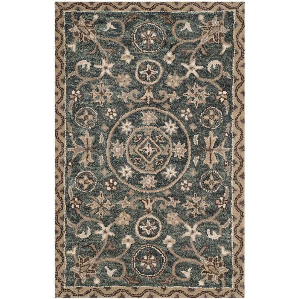 BELLA, GREY / TAUPE, 2'-6" X 4', Area Rug. Picture 1