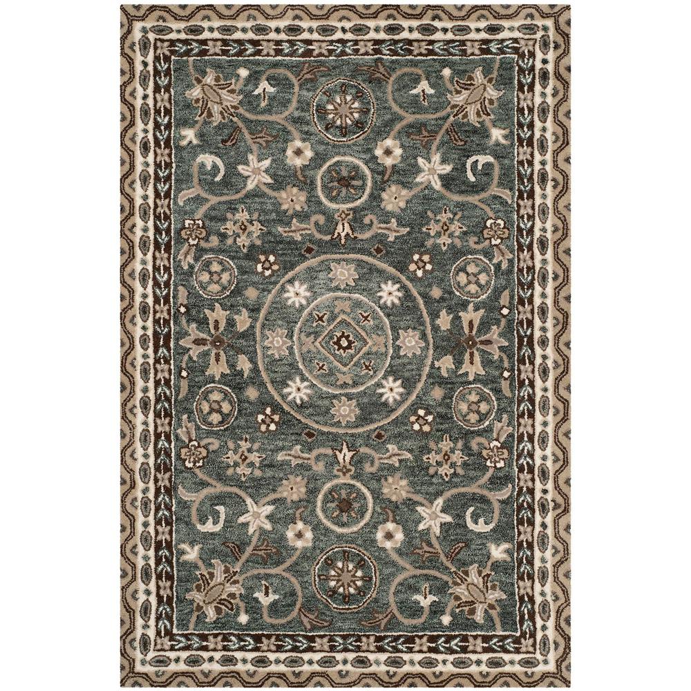 BELLA, GREY / TAUPE, 4' X 6', Area Rug. Picture 1