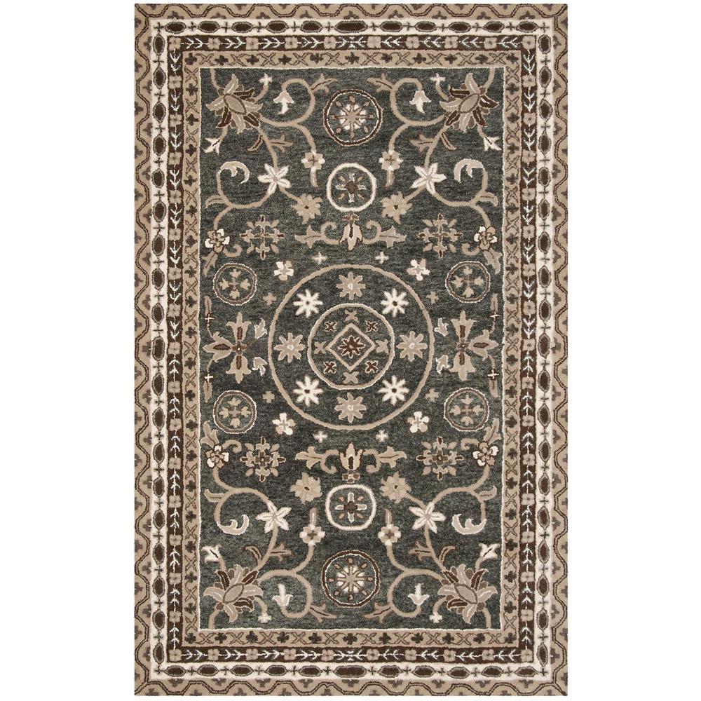 BELLA, GREY / TAUPE, 5' X 8', Area Rug. Picture 1