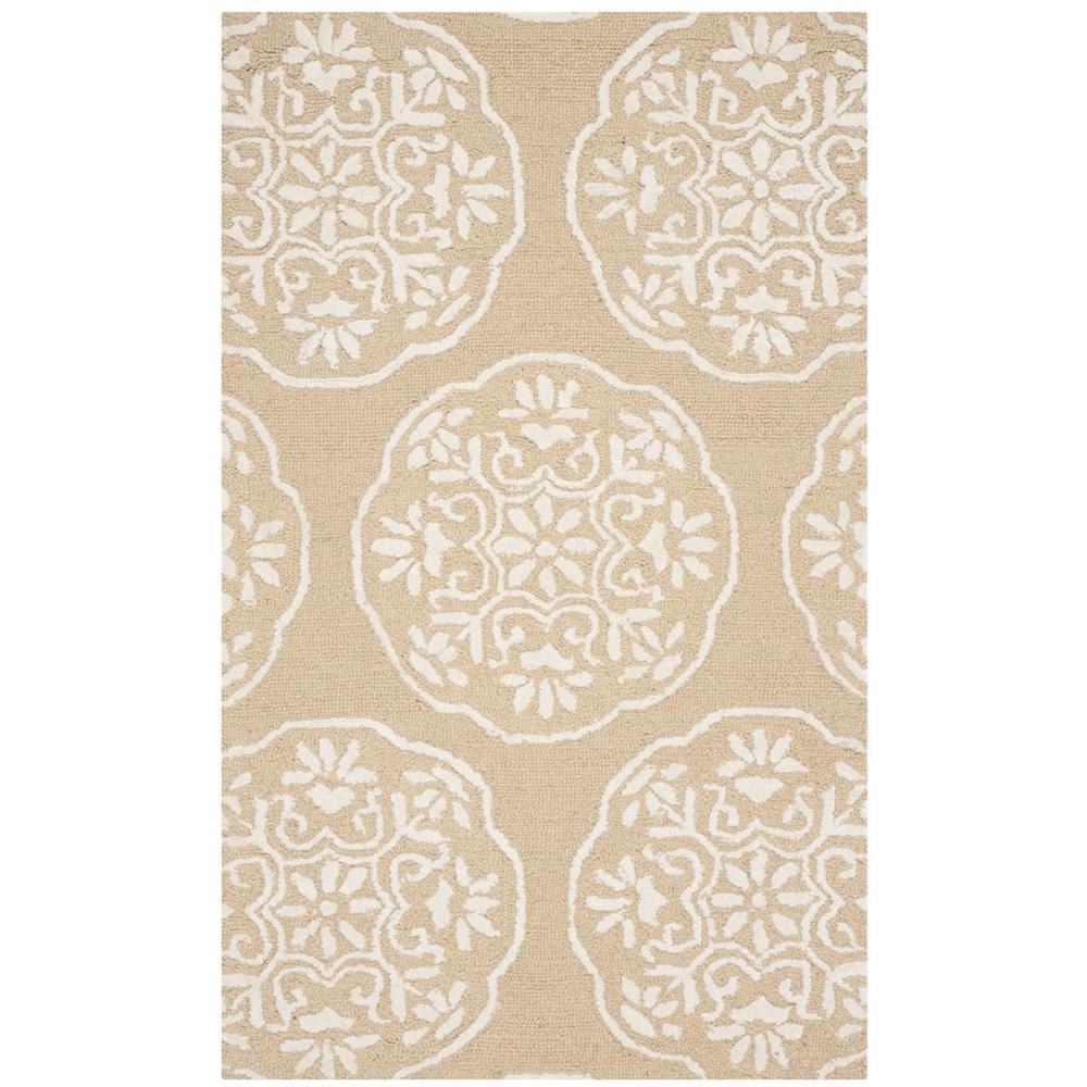 BELLA, BEIGE / IVORY, 3' X 5', Area Rug. Picture 1