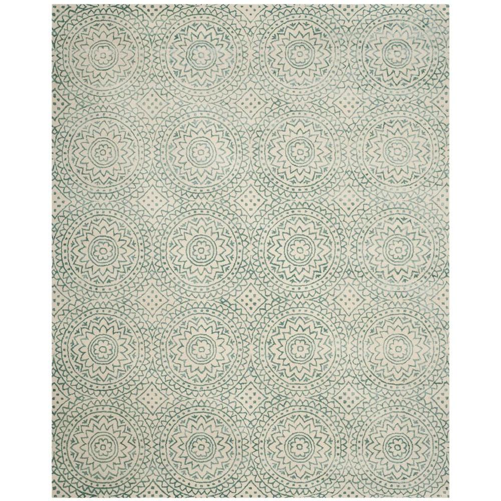 BELLA, IVORY / BLUE, 8' X 10', Area Rug, BEL915A-8. Picture 1