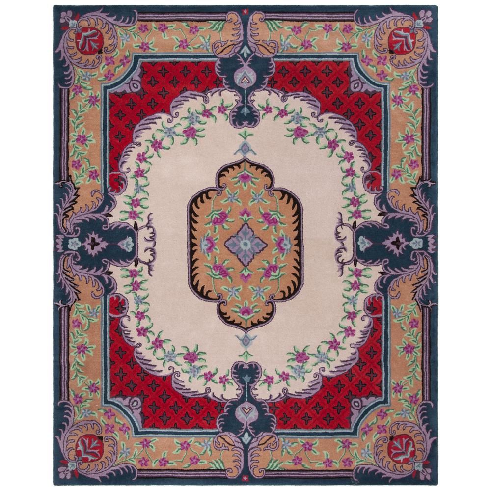 Bellagio, IVORY / PINK, 8' X 10', Area Rug, BLG535A-8. Picture 1