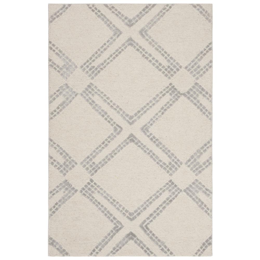Bellagio, IVORY / SILVER, 2'-6" X 4', Area Rug. Picture 1