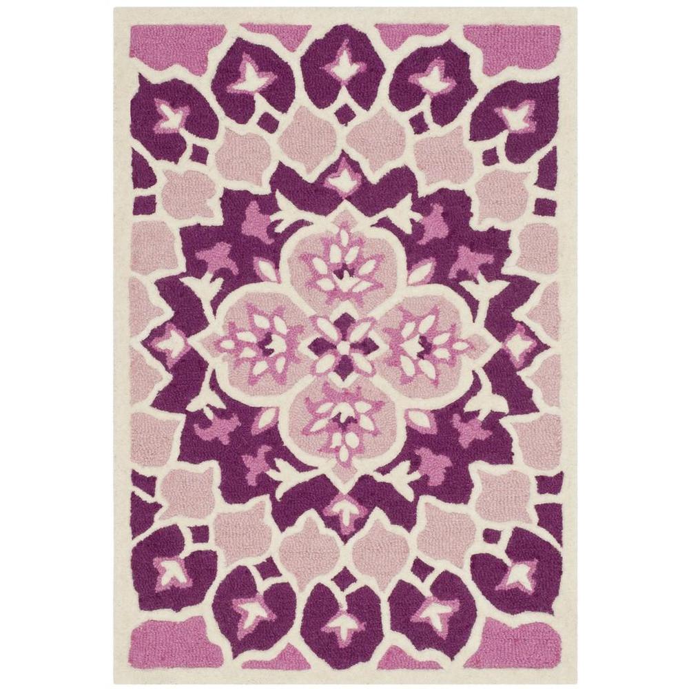 Bellagio, PINK / IVORY, 2' X 3', Area Rug. Picture 1