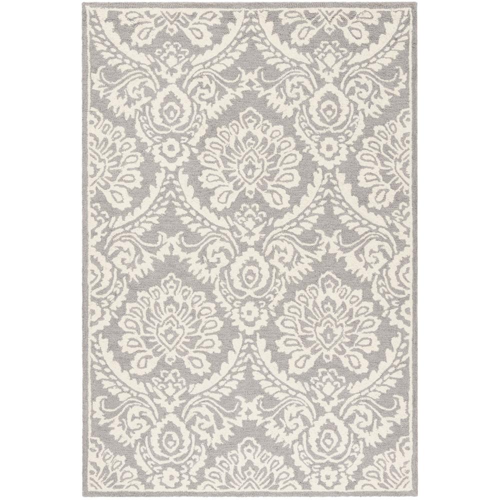 BLOSSOM, BLUE / IVORY, 4' X 6', Area Rug, BLM106F-4. Picture 1