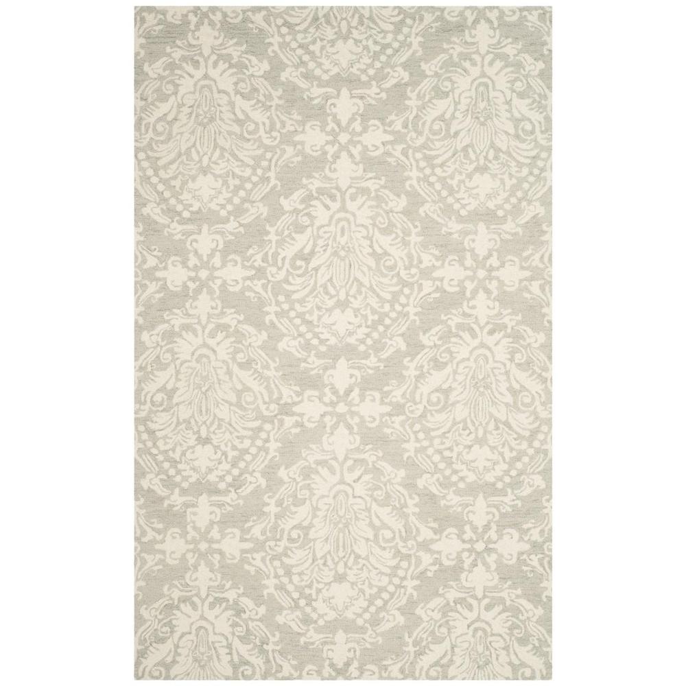 BLOSSOM, SAGE / IVORY, 5' X 8', Area Rug, BLM107C-5. Picture 1
