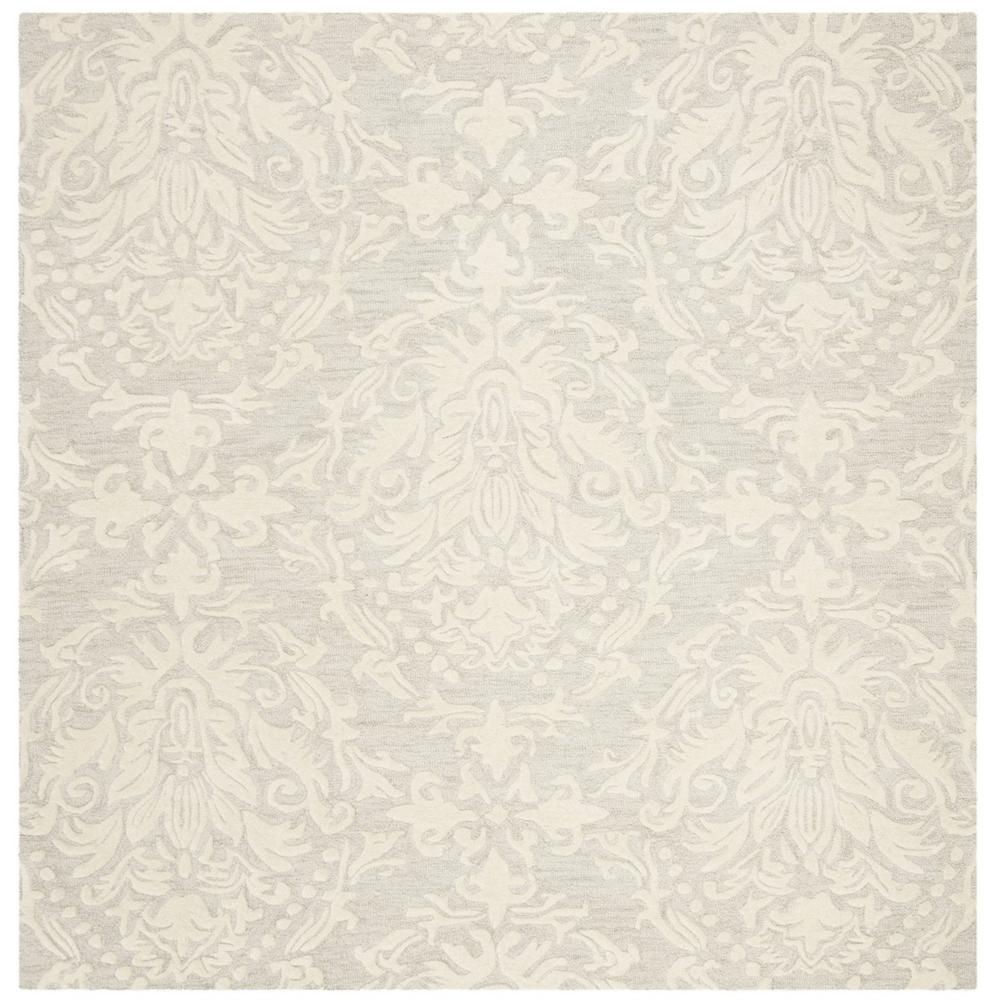 BLOSSOM, SAGE / IVORY, 6' X 6' Square, Area Rug, BLM107C-6SQ. Picture 1