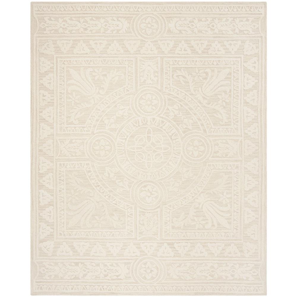 BLOSSOM, LIGHT GREY / IVORY, 8' X 10', Area Rug, BLM109F-8. Picture 1