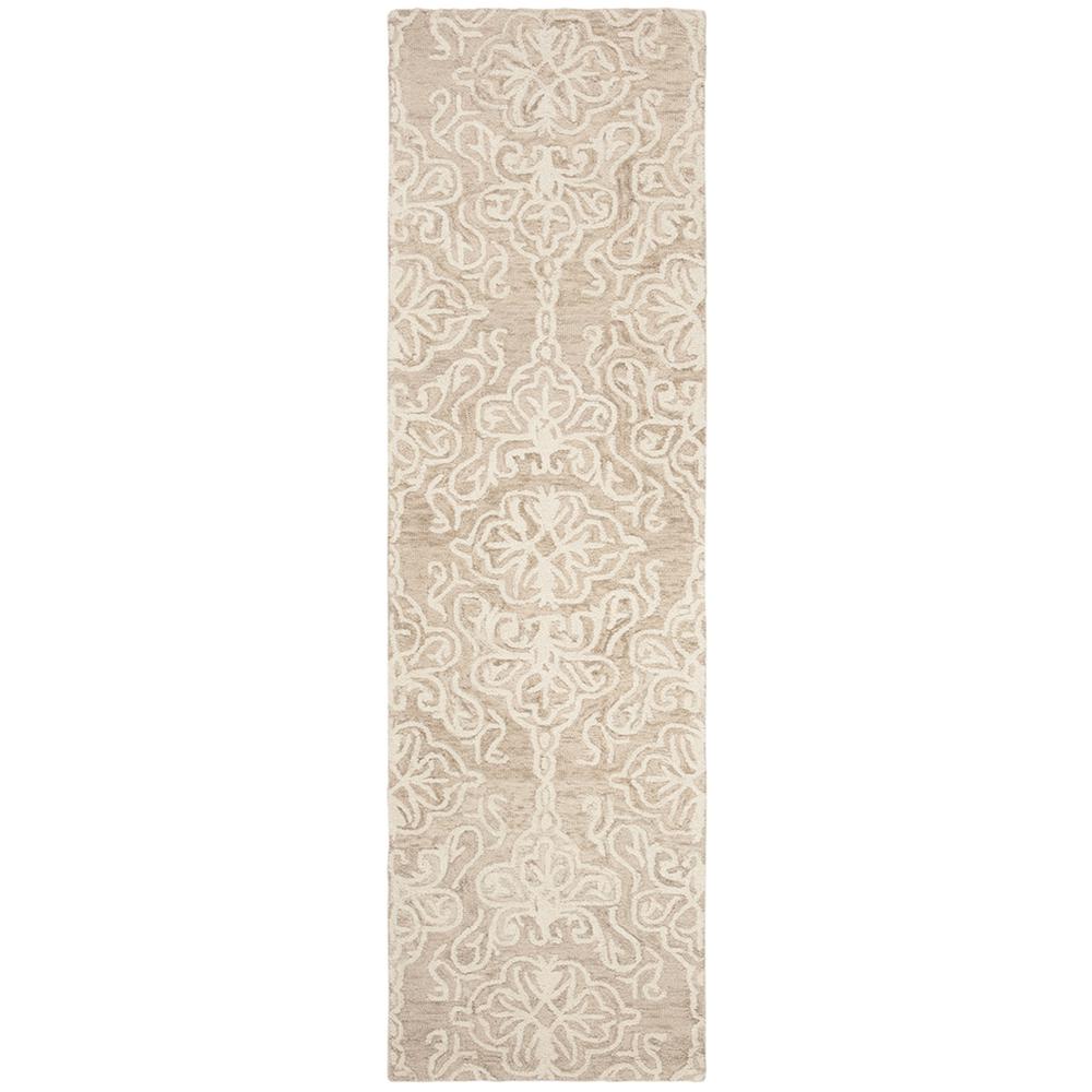 BLOSSOM, BEIGE / IVORY, 2'-3" X 8', Area Rug, BLM112B-28. The main picture.