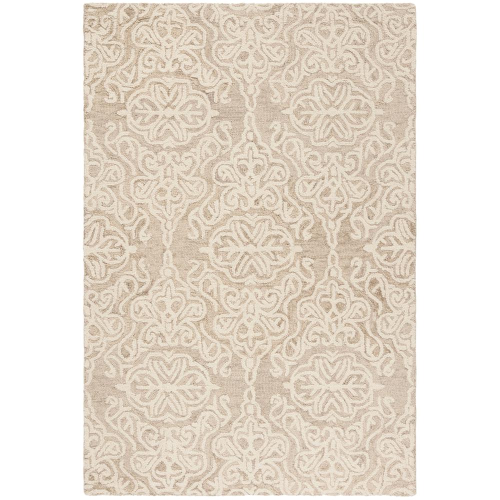 BLOSSOM, BEIGE / IVORY, 4' X 6', Area Rug, BLM112B-4. Picture 1