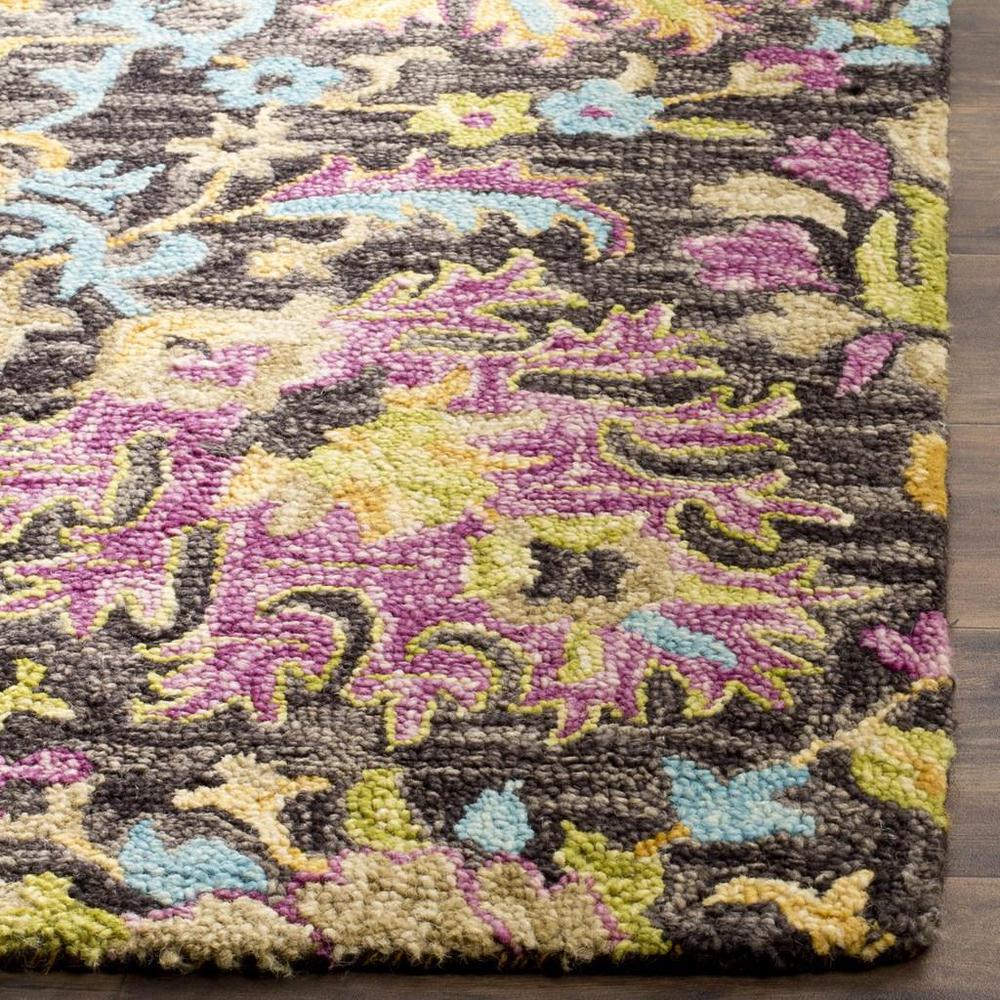 BLOSSOM, CHARCOAL / MULTI, 2' X 3', Area Rug, BLM455A-2. Picture 1