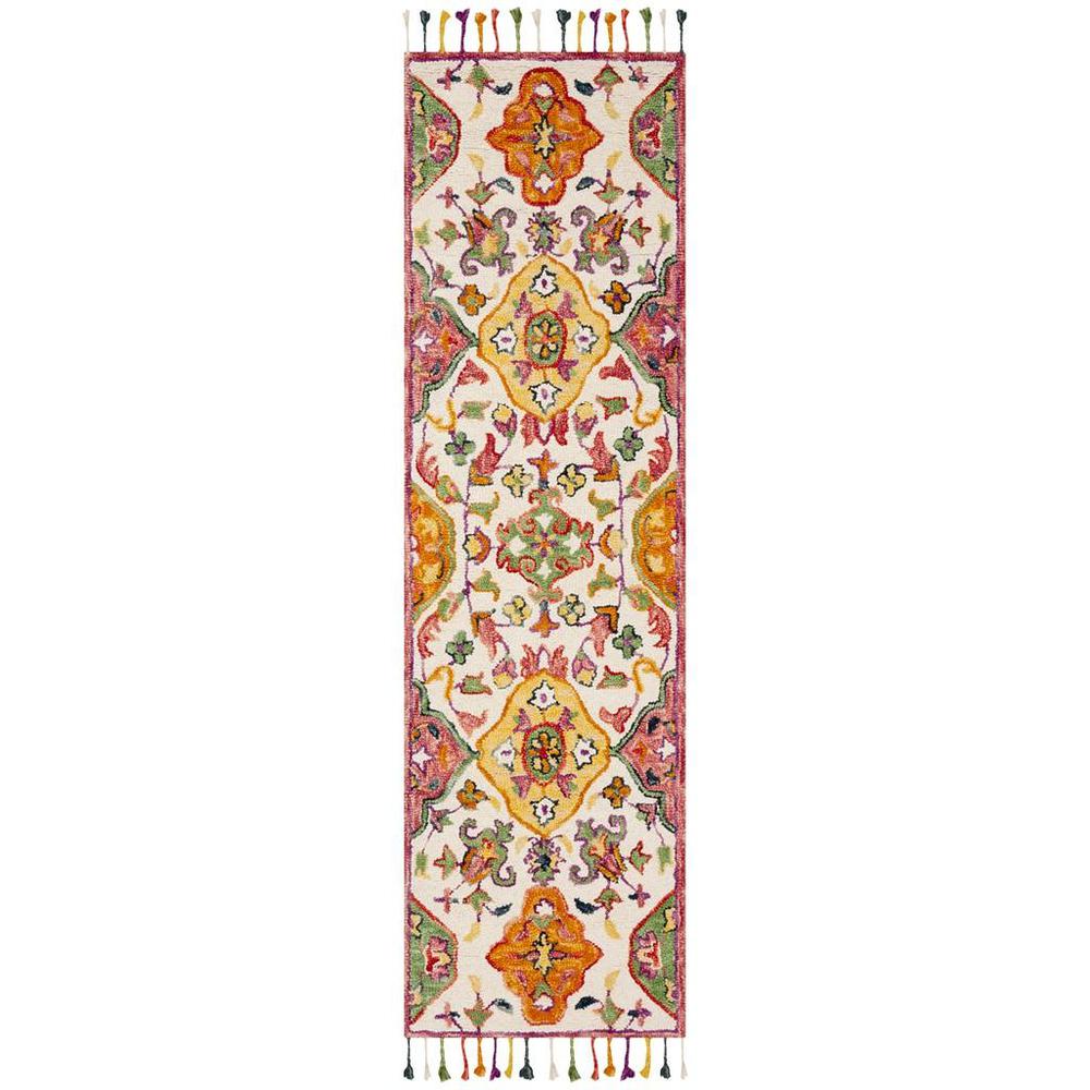 BLOSSOM, IVORY / MULTI, 2'-3" X 8', Area Rug. Picture 1