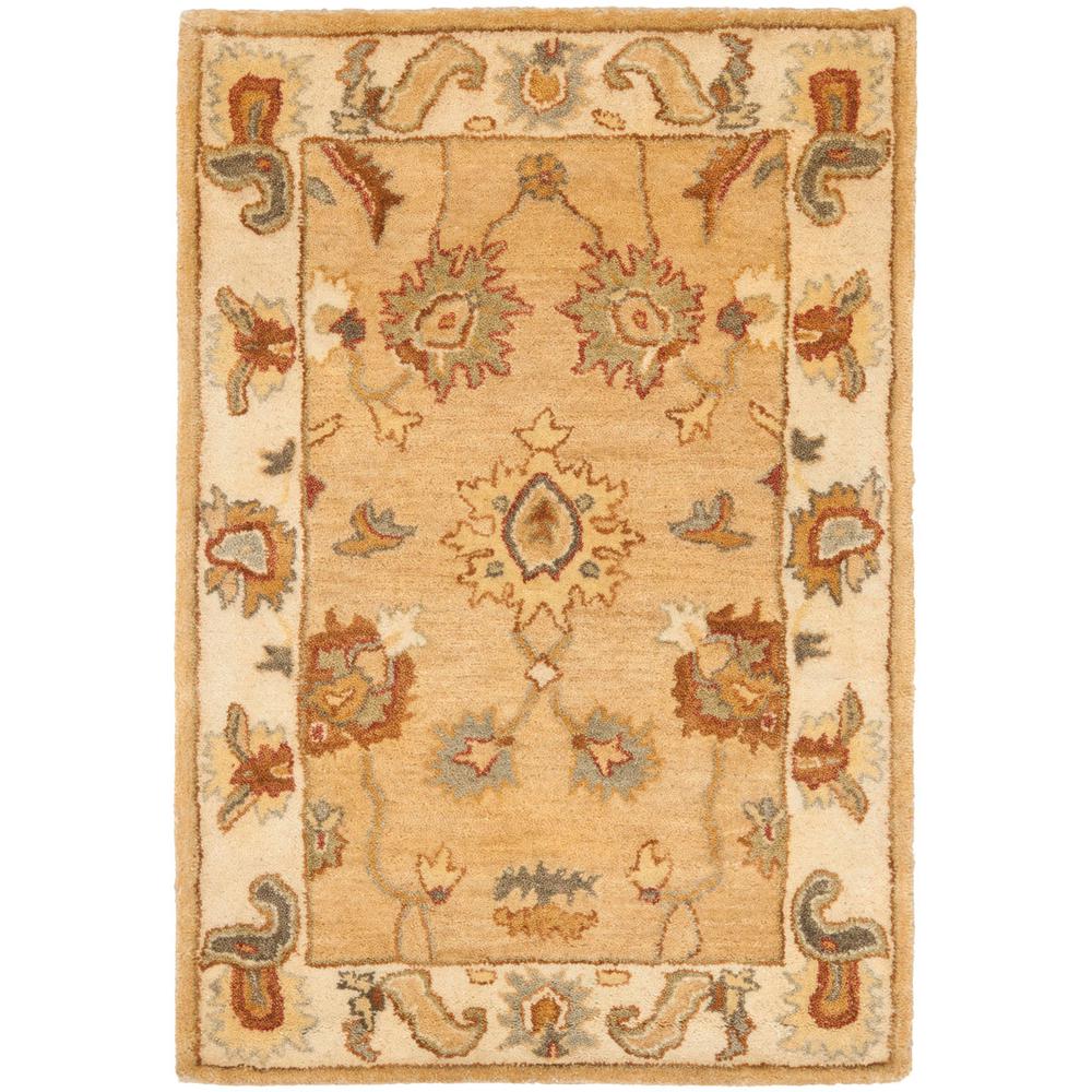 BERGAMA, TAUPE / IVORY, 2' X 3', Area Rug. Picture 1