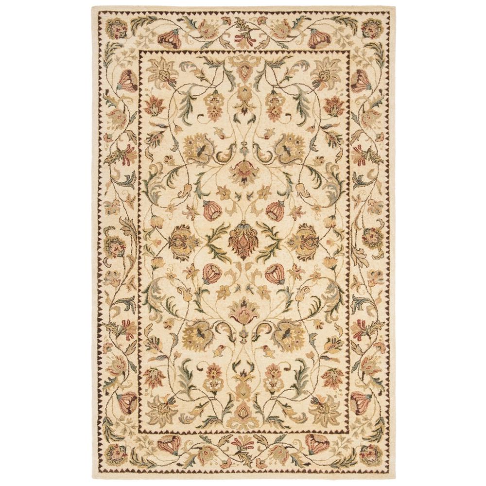 BERGAMA, IVORY / IVORY, 5' X 8', Area Rug. The main picture.
