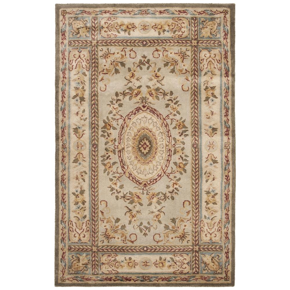 BERGAMA, LIGHT BLUE / IVORY, 5' X 8', Area Rug, BRG174A-5. Picture 1