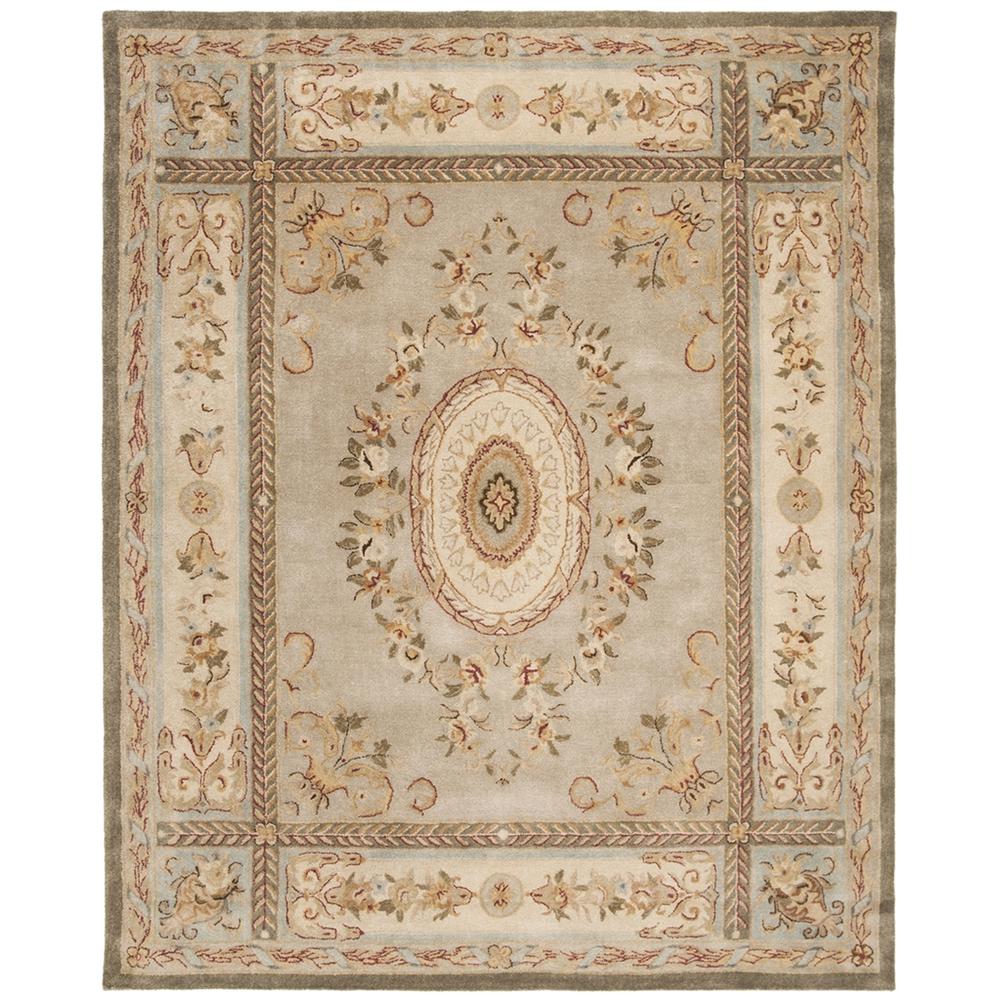 BERGAMA, LIGHT BLUE / IVORY, 9'-6" X 13'-6", Area Rug, BRG174A-10. Picture 1