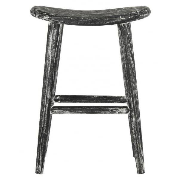 COLTON WOOD COUNTER STOOL. Picture 1