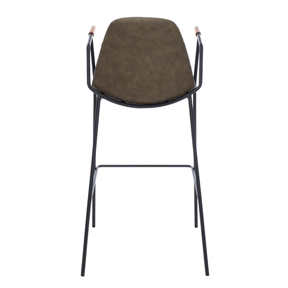 Tanner Mid Century Barstool, Olive. Picture 2