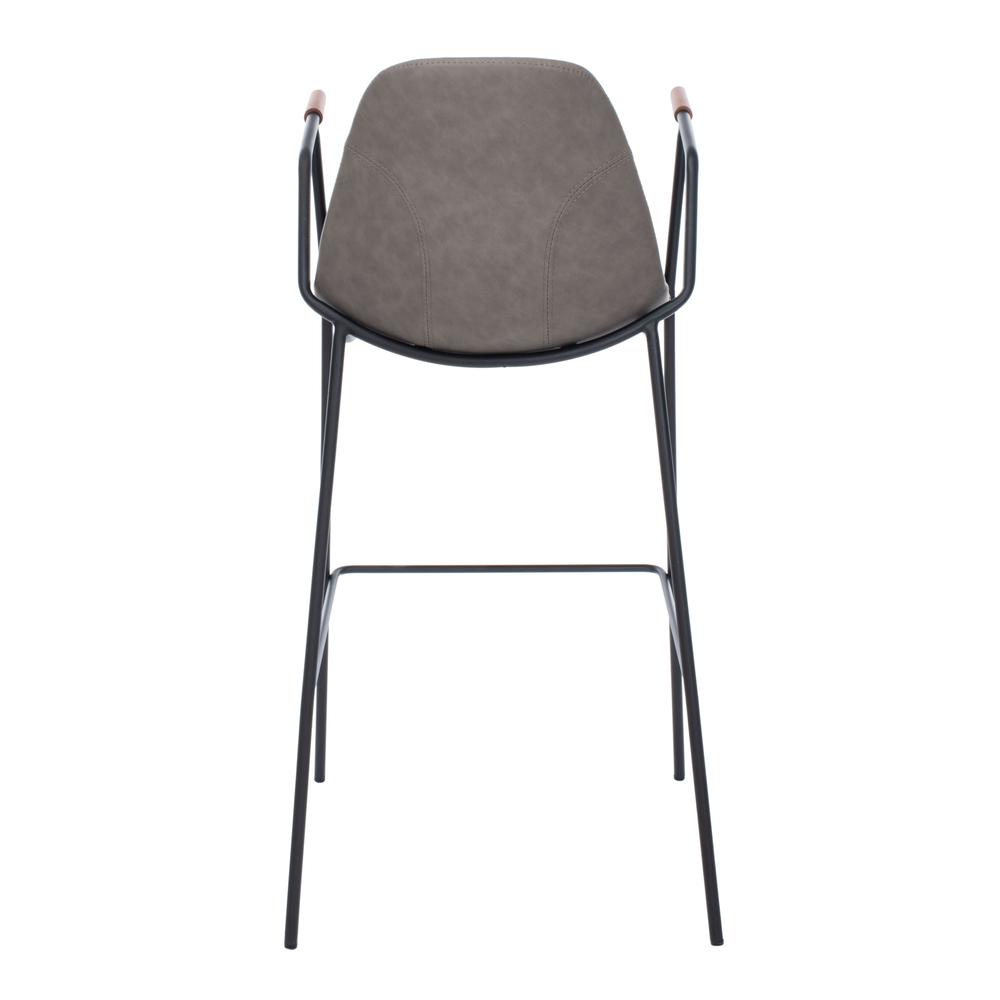Tanner Mid Century Barstool, Ash Grey. Picture 2