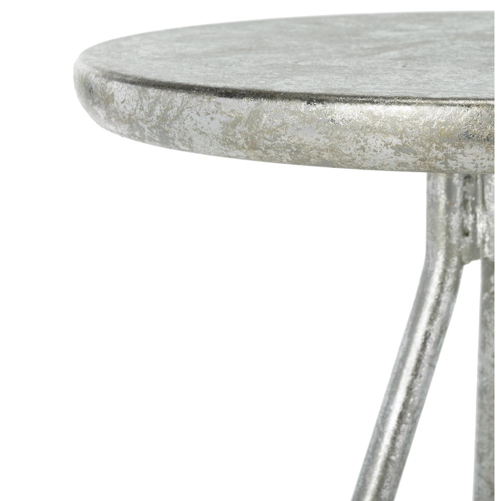 Galexia Bar Stool, Silver Leaf. Picture 2
